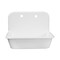 Gourmetier Arcticstone 24" Solid Surface Farmhouse Kitchen Sink W/Backsplash, Wht GKTA242119 - alternate 4